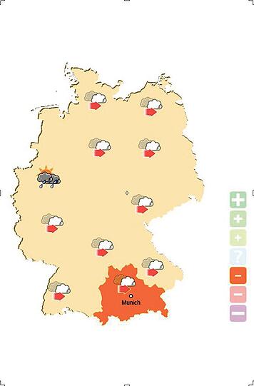 Das Migräne-Wetter für München.