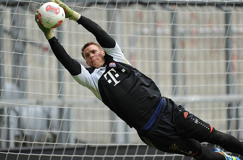 Gab auch im Training alles: Torwart Manuel Neuer