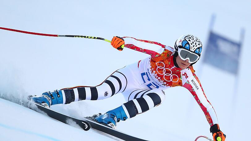 Maria Höfl-Riesch nimmt nicht am Riesenslalom teil. Maria Höfl-Riesch nimmt nicht am Riesenslalom teil.