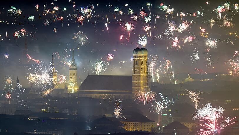 So hell wird München in dieser Silvesternacht nicht erleuchtet sein (Archivbild).