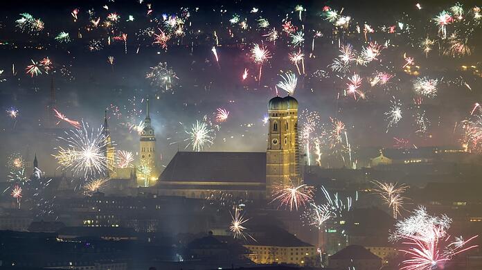 So hell wird München in dieser Silvesternacht nicht erleuchtet sein (Archivbild).