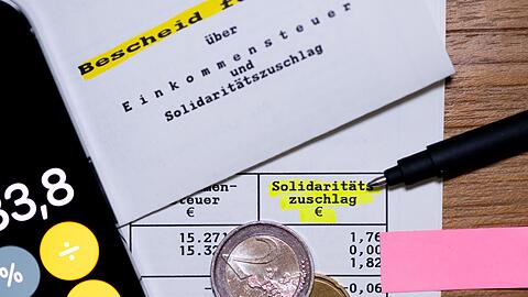 Für 90 Prozent der Steuerpflichtigen wurde der Soli Ende 2020 bereits abgeschafft. (Symbolbild)
