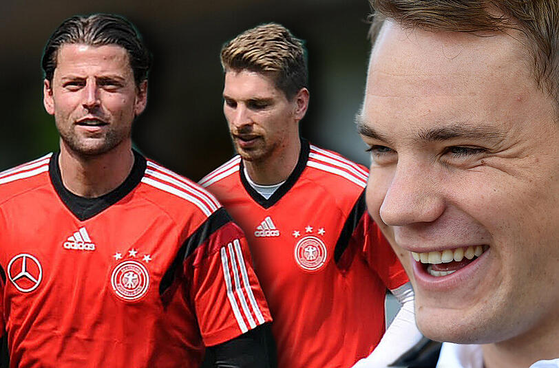 Solche Kollegen Wünscht man sich. Manuel Neuer kann sich ohne Konkurrenzängste auf seine Regenration konzentrieren.