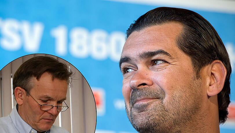 Haben sich nichts mehr zu sagen: Alois Englhard (l.) und Löwen-Sportchef Gerhard Poschner. Haben sich nichts mehr zu sagen: Alois Englhard (l.) und Löwen-Sportchef Gerhard Poschner.