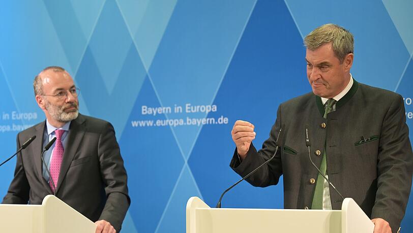 Der m&ouml;gliche Abzug von US-Soldaten aus Bayern &uuml;berschattet die Br&uuml;ssel-Reise des bayerischen Kabinetts.