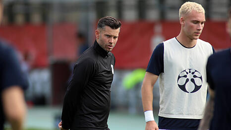 &Uuml;bernahm die Trainingseinheit am Mittwochvormittag: Ex-U21-Spieler Alexander Benede.