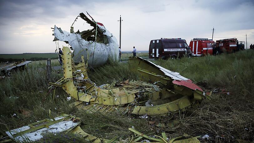 Die Absturtzstelle der MH 17. Die Absturtzstelle der MH 17.
