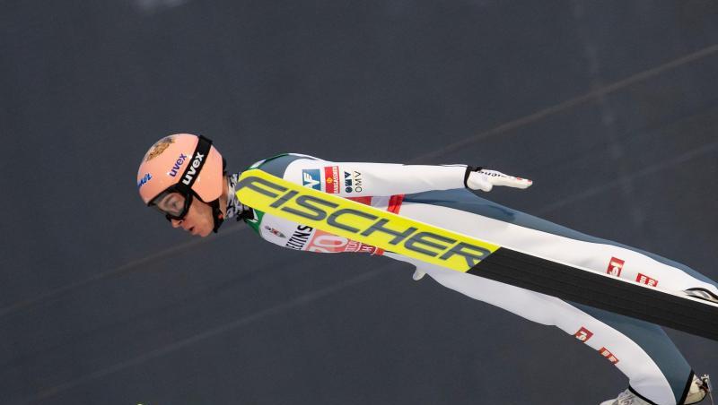 Stefan Kraft gelang mit 136 Metern der beste Sprung der Qualifikation. Stefan Kraft gelang mit 136 Metern der beste Sprung der Qualifikation.