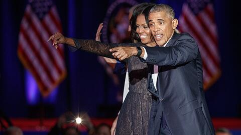 Die Obamas gelten als Traumpaar.
