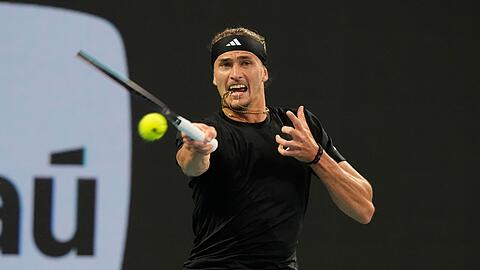 Alexander Zverev in Aktion.