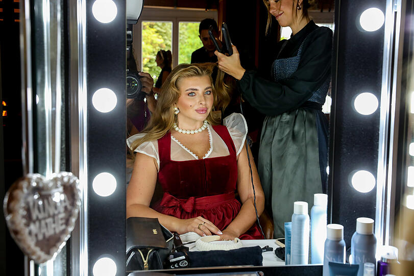 In der Styling-Lounge: Karolina Dumler