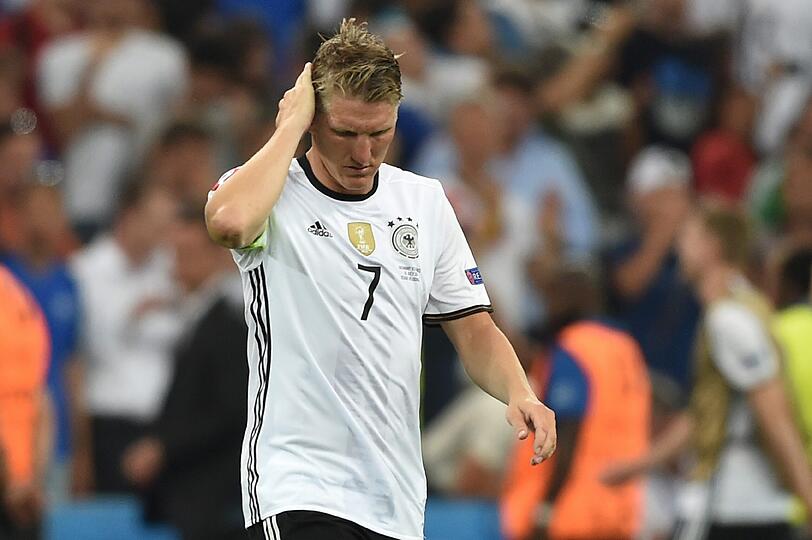 Bastian Schweinsteiger nach dem Aus gegen Frankreich.