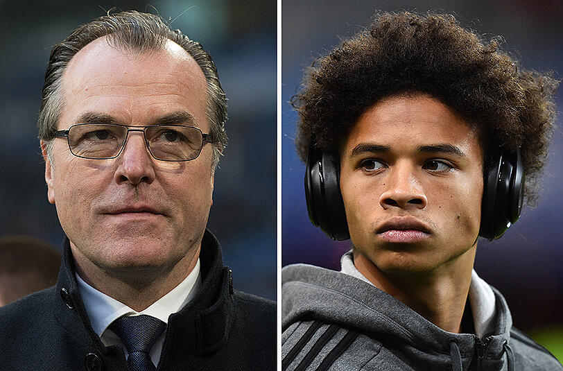 Schalkes Aufsichtsratschef Clemens Tönnies (links) will den umworbenen Jungstar Leroy Sané nicht ziehen lassen.