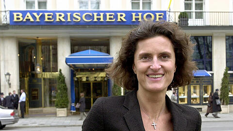 Seit über 20 Jahren leitet sie in vierter Generation den Bayerischen Hof: Innegrit Volkhardt freut sich über den Erfolg ihres Hauses.