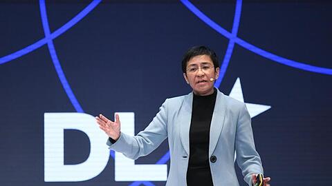 Die philippinische Journalistin Maria Ressa.