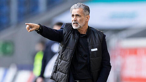 Maurizio Jacobacci holte gegen den MSV Duisburg seinen ersten Punkt als Löwen-Trainer.