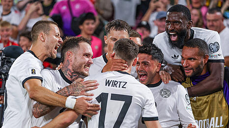 Die Freude kannte nach den Toren gegen Nordirland beim DFB-Team keine Grenzen.