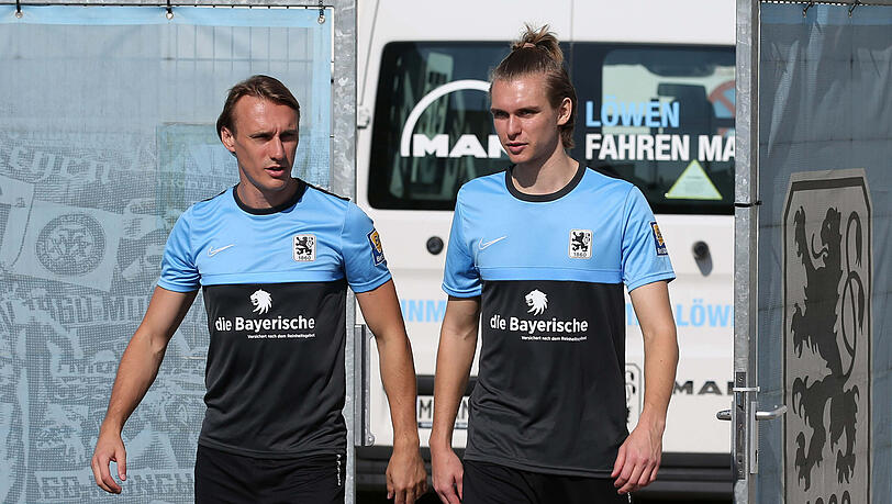 Neuzugänge des TSV 1860: Martin Pusic (l.) und Tim Linsbichler.