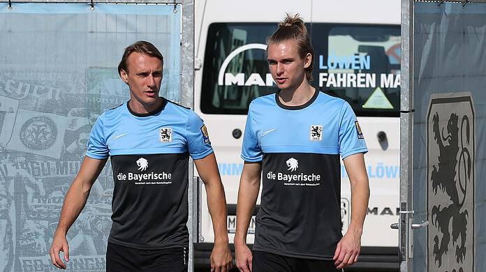 Neuzugänge des TSV 1860: Martin Pusic (l.) und Tim Linsbichler.