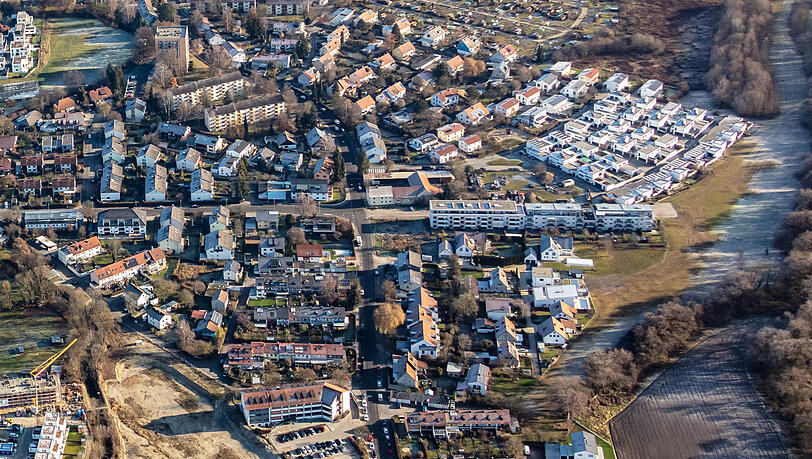 Landshut-West: Auch hier wurde in den vergangenen Jahren gebaut.