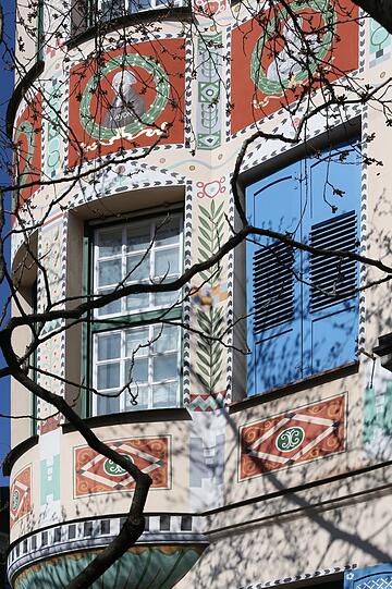 Traumhafte Fassade! Das Palais Bissing aus dem Jahr 1902.