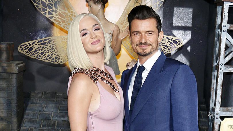 Katy Perry und Orlando Bloom bei einem Auftritt in Hollywood