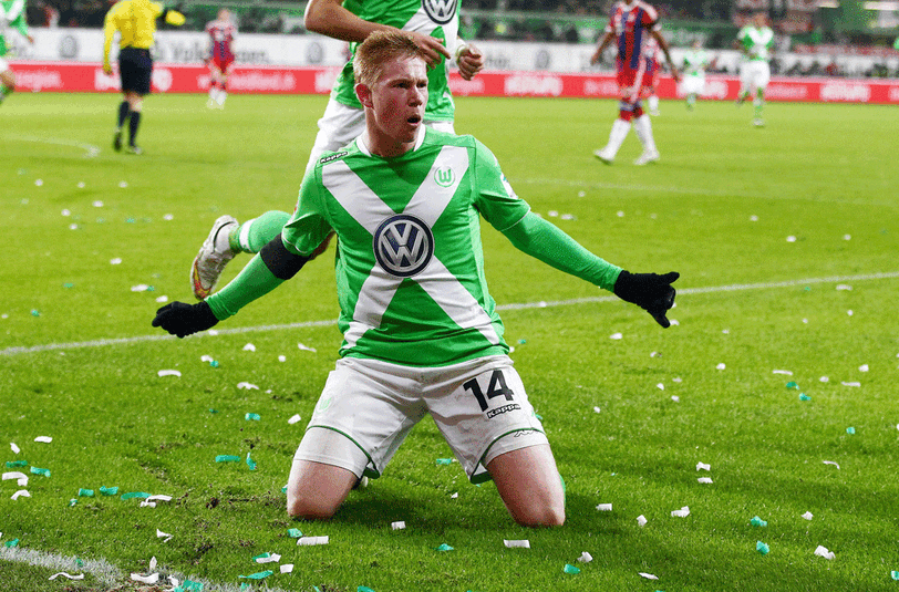 Doppeltorschütze gegen den FC Bayern: Wolfsburg-Star Kevin De Bruyne.