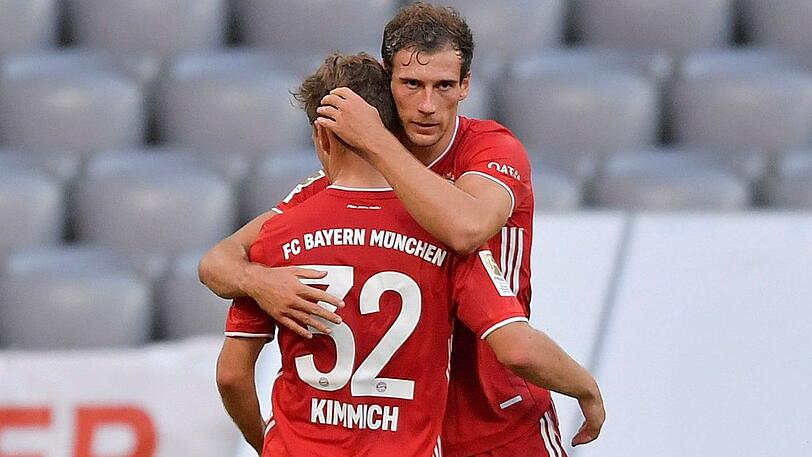 Mittelfeld-Antreiber beim FC Bayern: Leon Goretzka und Joshua Kimmich.