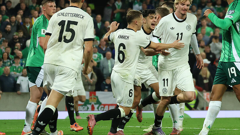 Nick Woltemade erzielte in Nordirland mit seinem ersten Länderspieltor den Siegtreffer für Deutschland.