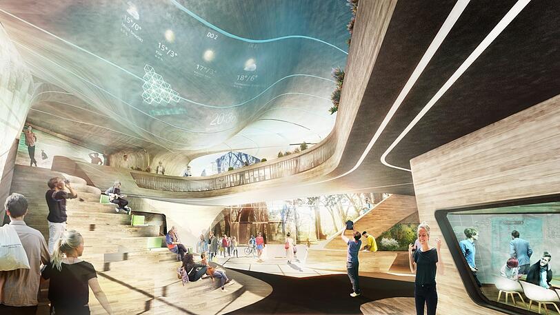 Das neue Foyer soll zum Verweilen einladen.