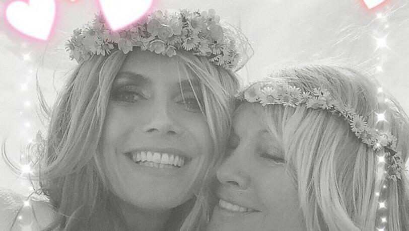 Auch Heidi Klum gratuliert ihrer Mama: "Ich wünsche allen ein wundervolles Muttertags-Wochenende", kommentiert sie dieses Foto auf Instagram Auch Heidi Klum gratuliert ihrer Mama: "Ich wünsche allen ein wundervolles Muttertags-Wochenende", kommentiert sie dieses Foto auf Instagram