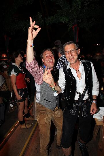 Vollgas auf der Wiesn: Patrick Lindner und Peter Schaefer