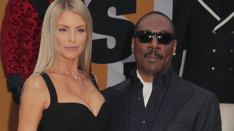 Eddie Murphy mit Paige Butcher bei der Premiere von "Dolemite is My Name" in Los Angeles