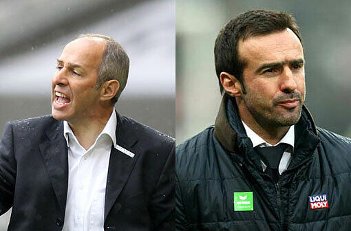 Wer darf bleiben? Und wer muss gehen? 1860-Trainer Reiner Maurer und Sportchef Miki Stevic.