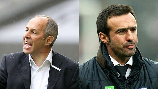 Wer darf bleiben? Und wer muss gehen? 1860-Trainer Reiner Maurer und Sportchef Miki Stevic. Wer darf bleiben? Und wer muss gehen? 1860-Trainer Reiner Maurer und Sportchef Miki Stevic.
