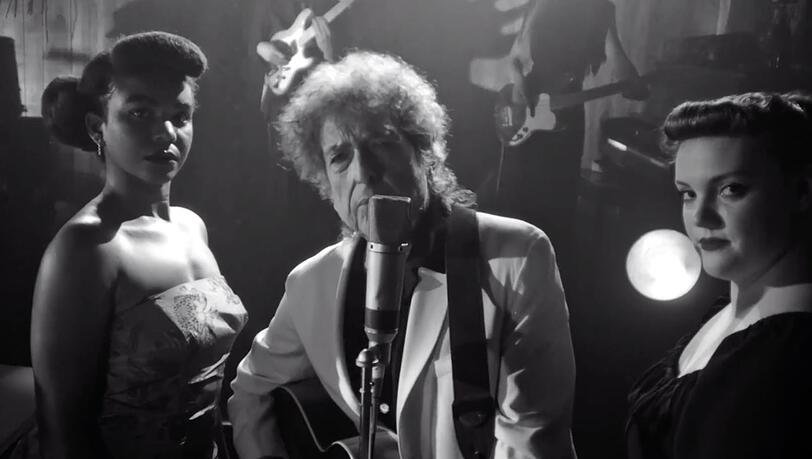 Bob Dylan bei seiner 50-Minuten-Performance.