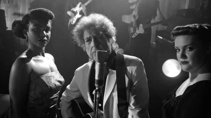 Bob Dylan bei seiner 50-Minuten-Performance.