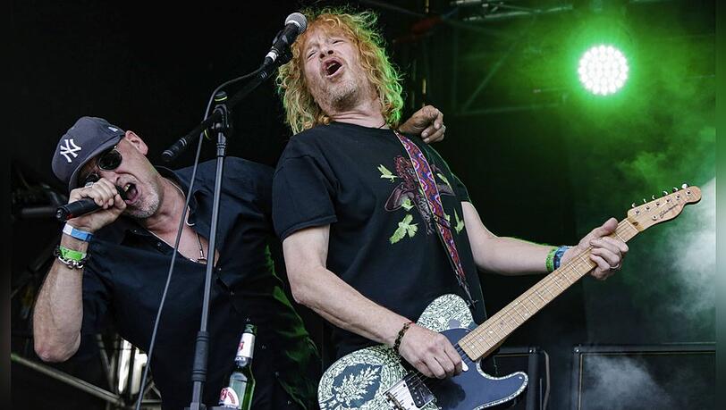Fury in the Slaughterhouse: Sänger Kai Wingenfelder und Gitarrist Christof Stein-Schneider bei ihrem Wacken-Gastspiel im Jahr 2019.