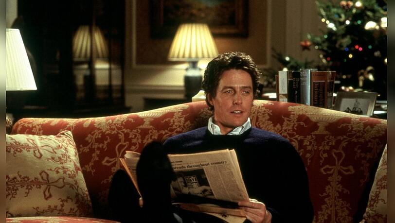Hugh Grant als britischer Premierminister in "Tatsächlich Liebe".