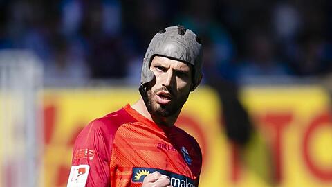 Neu in der Bundesliga und nie ohne Helm: Paderborns Klaus Gjasula.