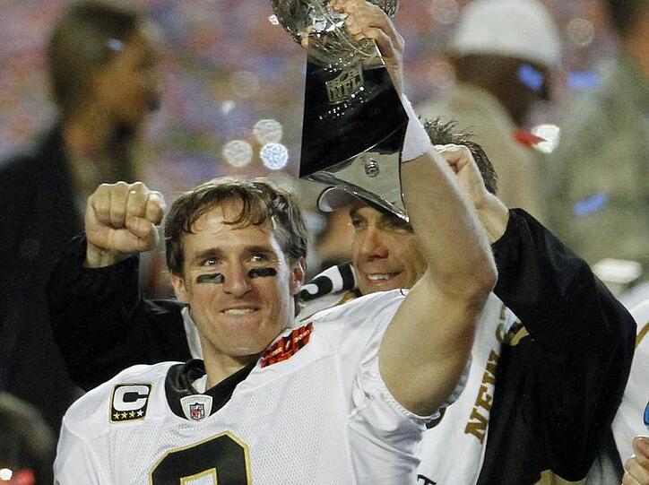 &bdquo;Der Heilige von New Orleans&ldquo;: Drew Brees.