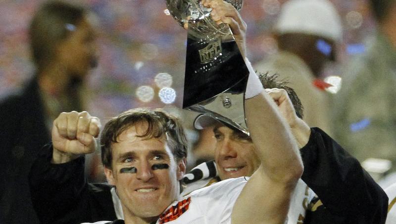 „Der Heilige von New Orleans“: Drew Brees. „Der Heilige von New Orleans“: Drew Brees.