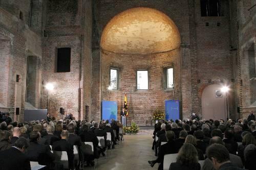 Schauplatz der Berliner Rede: Die St. Elisabeth-Kirche