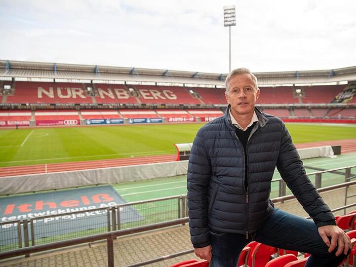 Nürnbergs neuer Trainer Jens Keller. Foto: Daniel Karmann/dpa