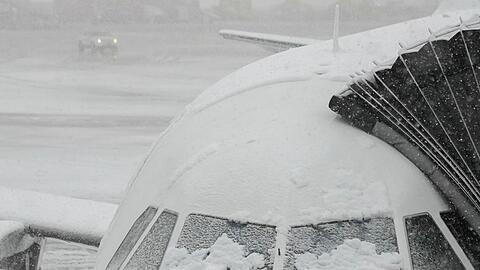 Hunderte Fl&uuml;ge von und nach New York wurden wegen heftigen Winterwetters gestrichen. (Symbolbild)
