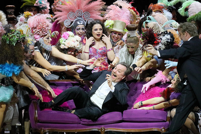 Georg Nigl als Eisenstein in der "Fledermaus".
