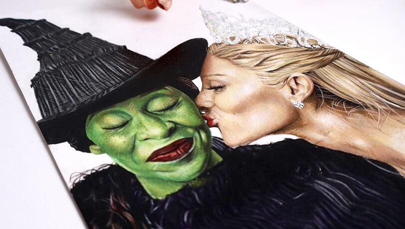 Die Protagonistinnen des Kinofilms „Wicked“ - Ariana Grande (rechts) und Cynthia Erivo. Die Protagonistinnen des Kinofilms „Wicked“ - Ariana Grande (rechts) und Cynthia Erivo.