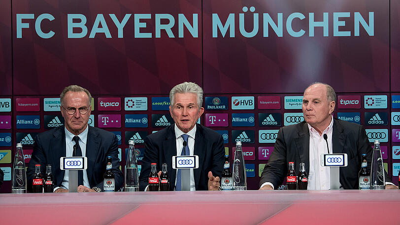 Jupp Heynckes wurde am Montag als Bayern-Trainer vorgestellt.