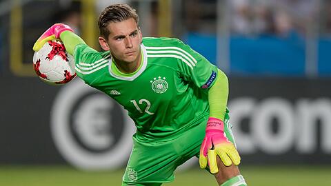 Julian Pollersbeck weilt gerade mit der U21-Auswahl bei der Europameisterschaft in Polen und bestreitet mit dem deutschen Nachwuchs am Dienstag das Halbfinale gegen England.