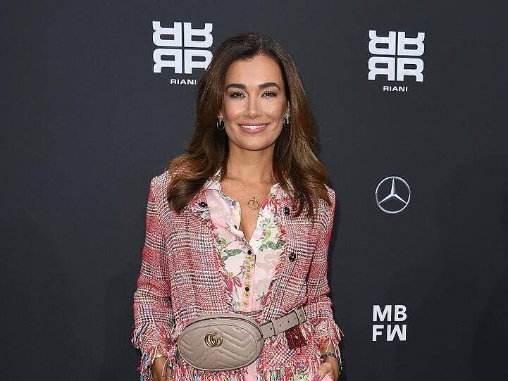 Jana Ina Zarrella auf der Berlin Fashion Week.